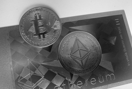 Symbolbild von Cryptowährungen
